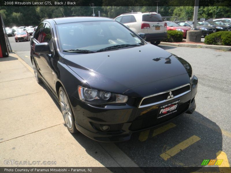 Black / Black 2008 Mitsubishi Lancer GTS