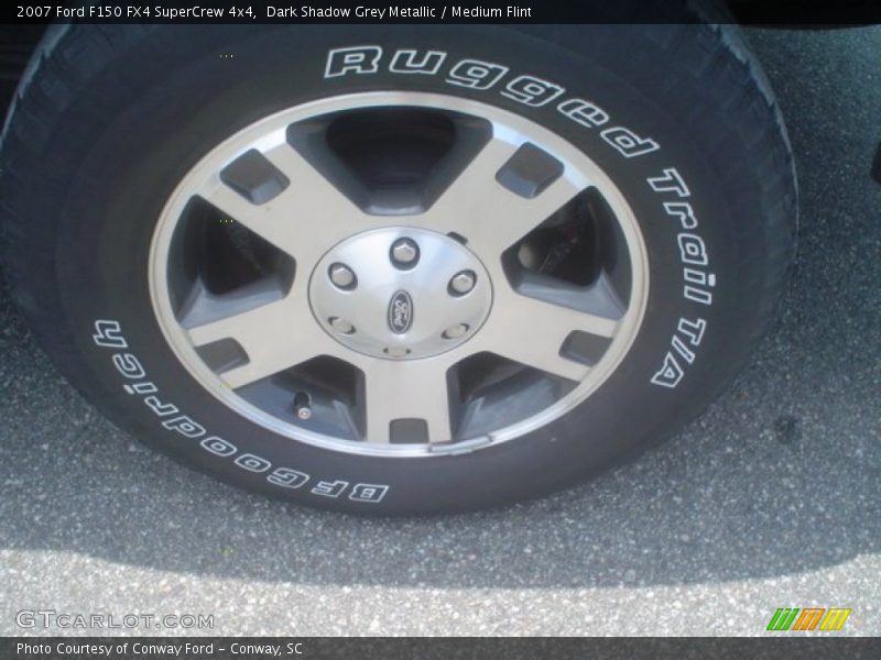 Dark Shadow Grey Metallic / Medium Flint 2007 Ford F150 FX4 SuperCrew 4x4