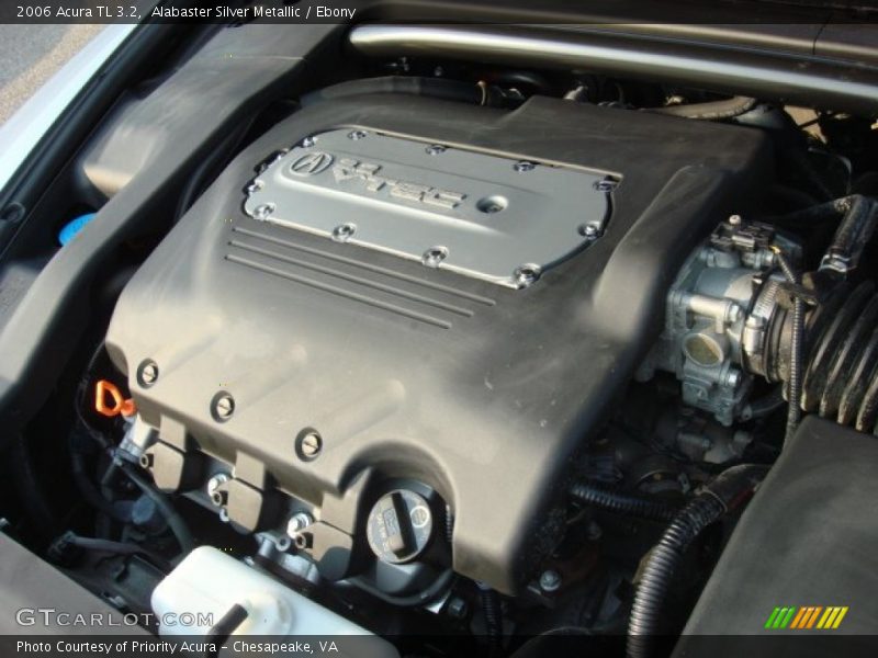 Alabaster Silver Metallic / Ebony 2006 Acura TL 3.2
