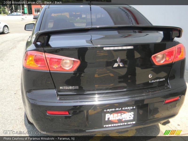 Black / Black 2008 Mitsubishi Lancer GTS