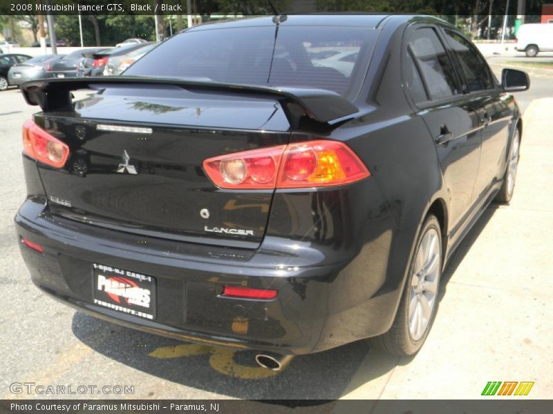 Black / Black 2008 Mitsubishi Lancer GTS