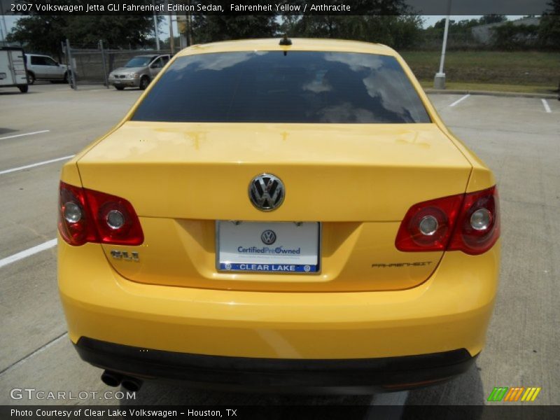 Fahrenheit Yellow / Anthracite 2007 Volkswagen Jetta GLI Fahrenheit Edition Sedan