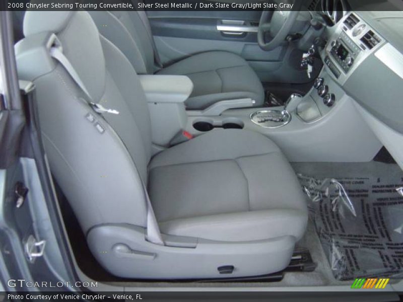 Silver Steel Metallic / Dark Slate Gray/Light Slate Gray 2008 Chrysler Sebring Touring Convertible