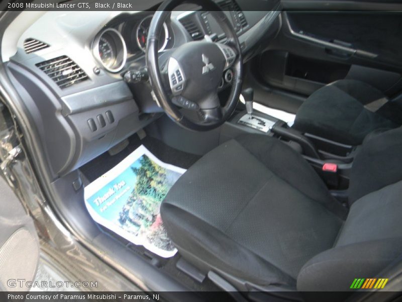 Black / Black 2008 Mitsubishi Lancer GTS