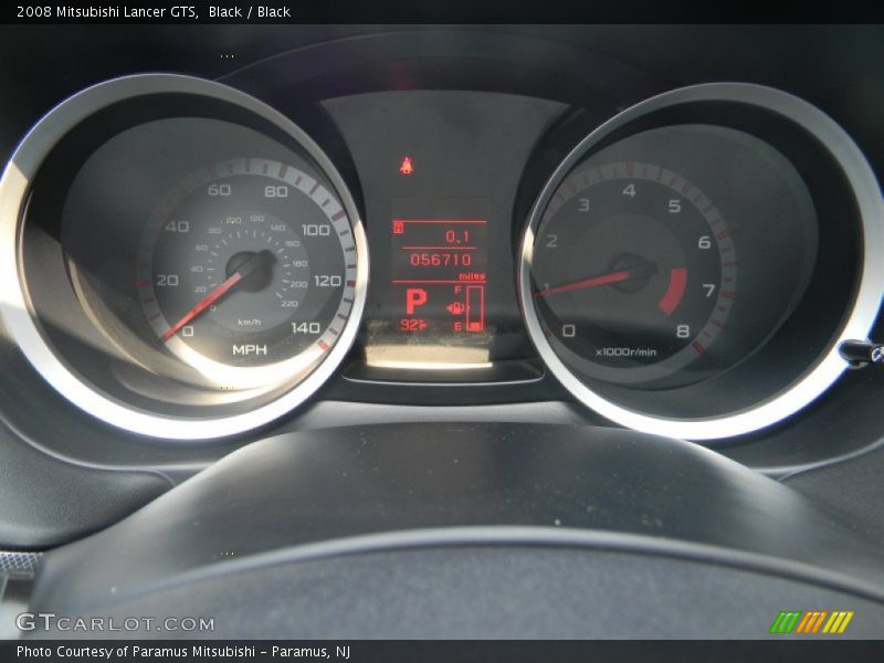 Black / Black 2008 Mitsubishi Lancer GTS