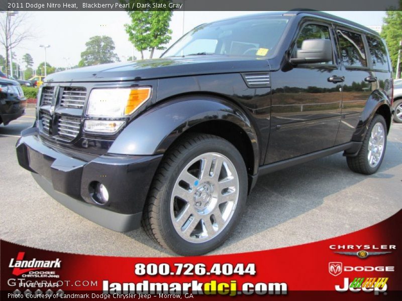 Blackberry Pearl / Dark Slate Gray 2011 Dodge Nitro Heat