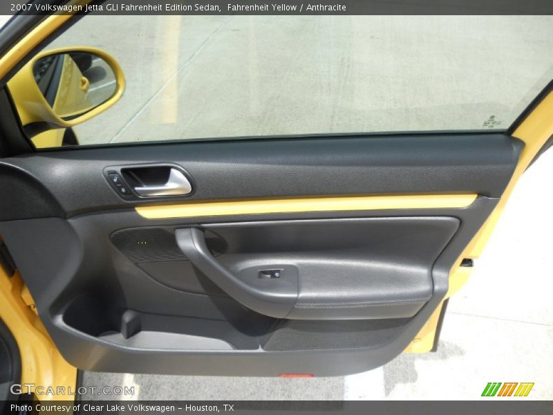 Door Panel of 2007 Jetta GLI Fahrenheit Edition Sedan