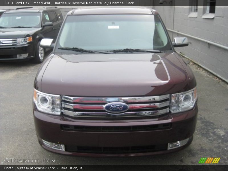 Bordeaux Reserve Red Metallic / Charcoal Black 2011 Ford Flex Limited AWD