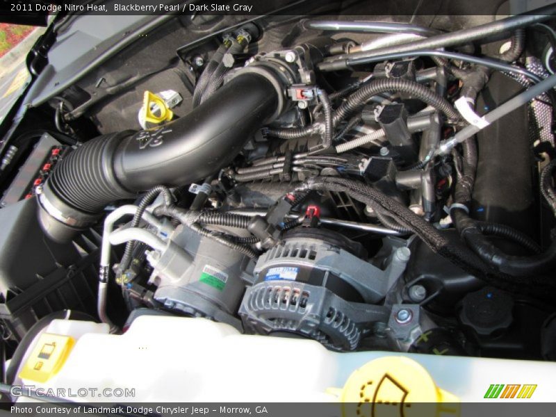 Blackberry Pearl / Dark Slate Gray 2011 Dodge Nitro Heat