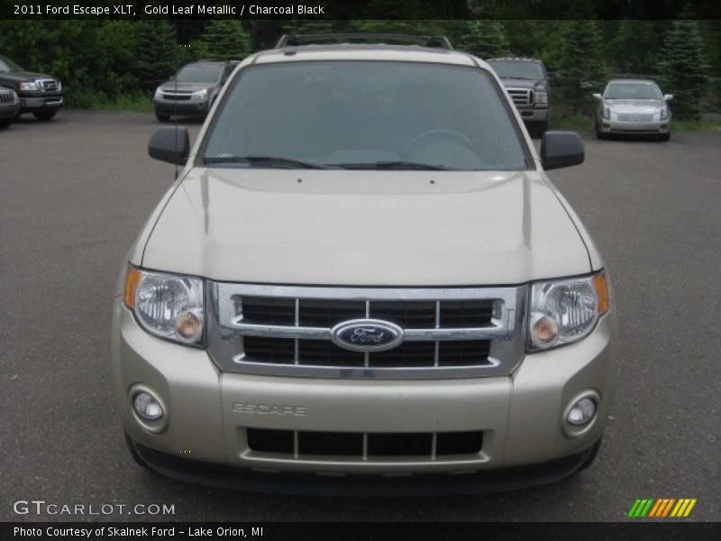 Gold Leaf Metallic / Charcoal Black 2011 Ford Escape XLT
