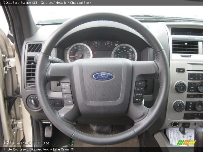 Gold Leaf Metallic / Charcoal Black 2011 Ford Escape XLT