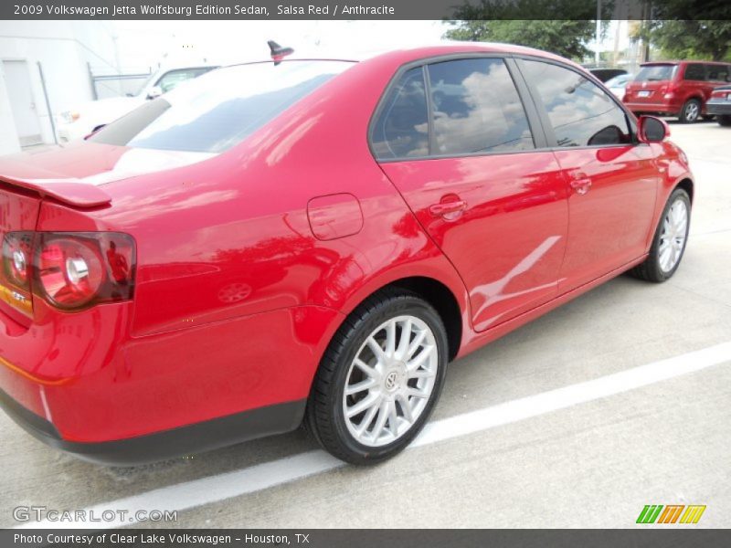 Salsa Red / Anthracite 2009 Volkswagen Jetta Wolfsburg Edition Sedan