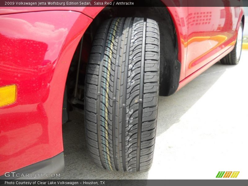 Salsa Red / Anthracite 2009 Volkswagen Jetta Wolfsburg Edition Sedan