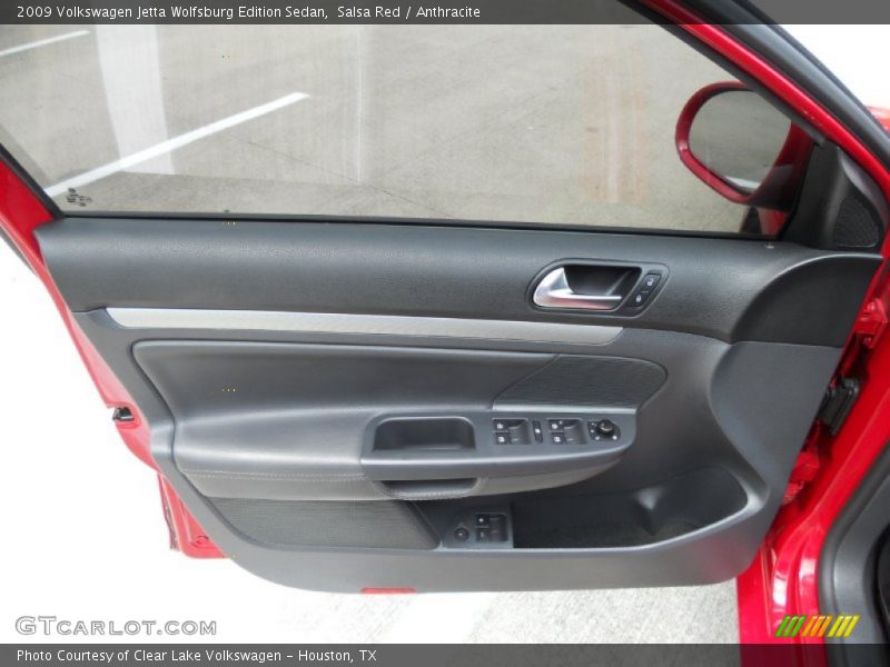 Salsa Red / Anthracite 2009 Volkswagen Jetta Wolfsburg Edition Sedan