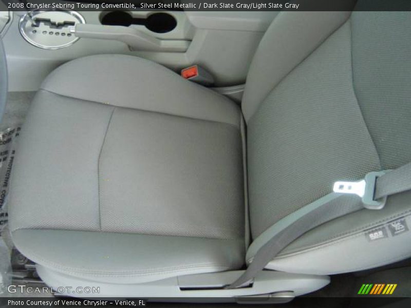 Silver Steel Metallic / Dark Slate Gray/Light Slate Gray 2008 Chrysler Sebring Touring Convertible