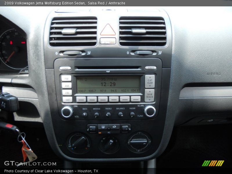 Salsa Red / Anthracite 2009 Volkswagen Jetta Wolfsburg Edition Sedan