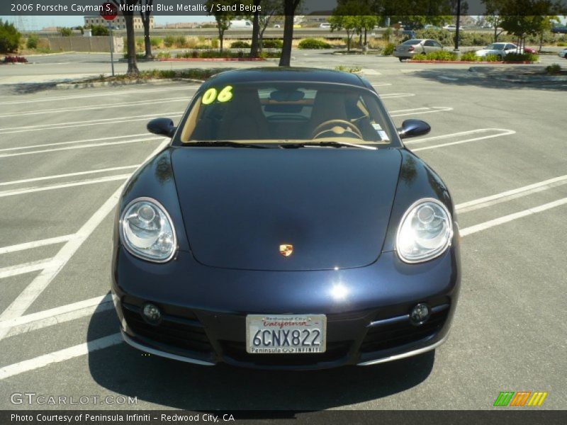 Midnight Blue Metallic / Sand Beige 2006 Porsche Cayman S