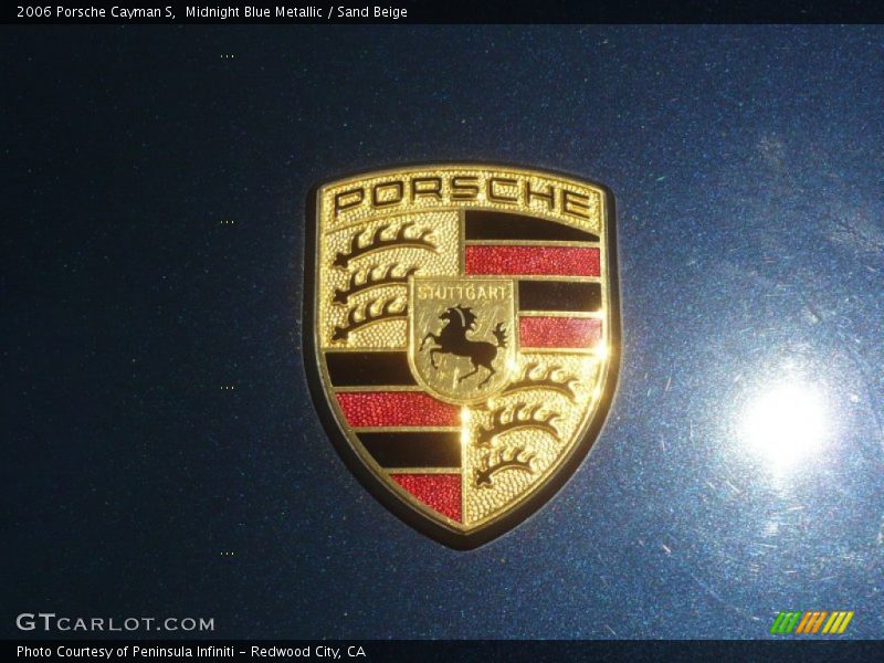 Midnight Blue Metallic / Sand Beige 2006 Porsche Cayman S