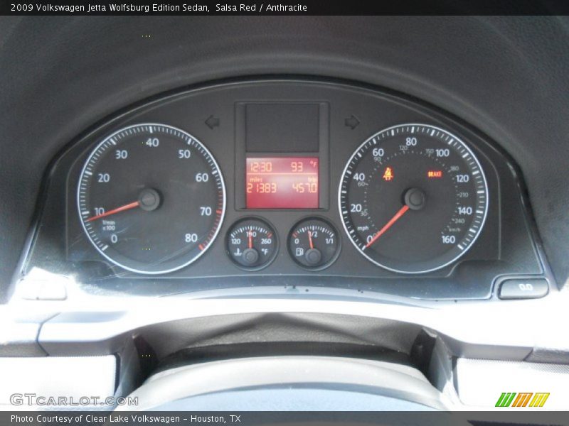  2009 Jetta Wolfsburg Edition Sedan Wolfsburg Edition Sedan Gauges
