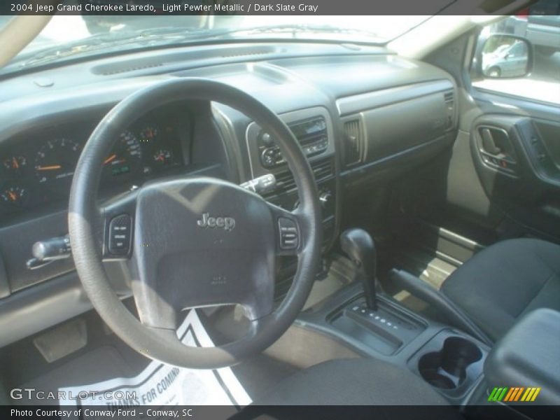 Light Pewter Metallic / Dark Slate Gray 2004 Jeep Grand Cherokee Laredo