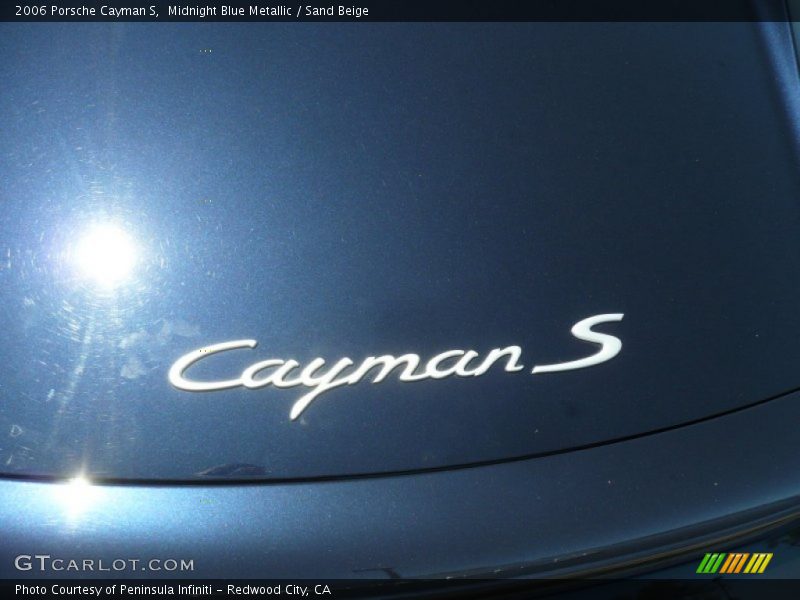 Midnight Blue Metallic / Sand Beige 2006 Porsche Cayman S