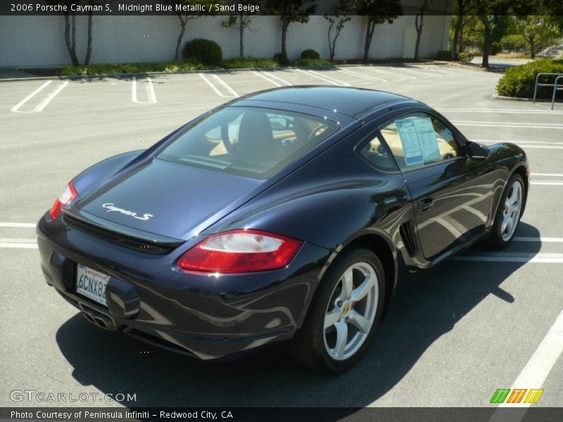 Midnight Blue Metallic / Sand Beige 2006 Porsche Cayman S