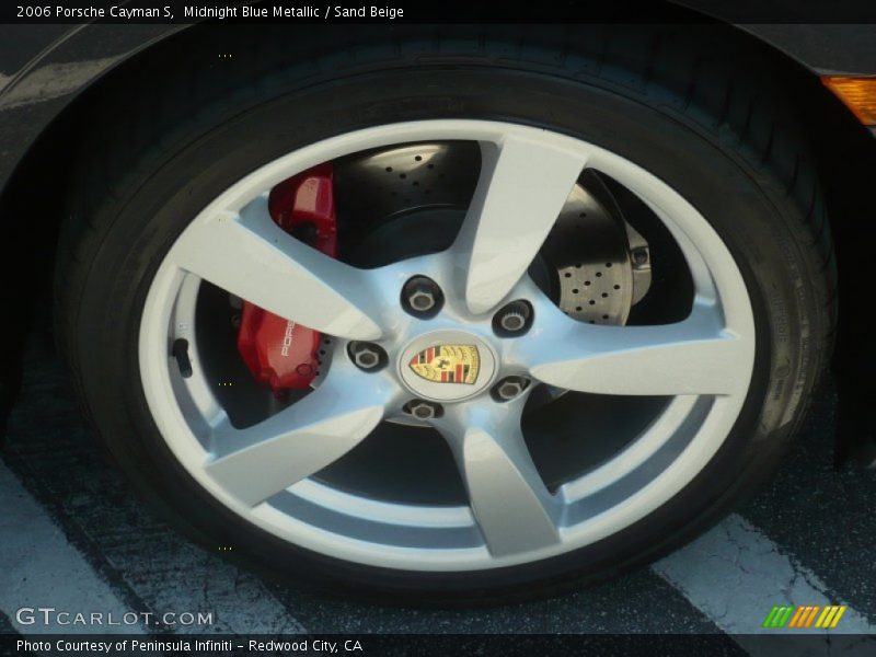 Midnight Blue Metallic / Sand Beige 2006 Porsche Cayman S