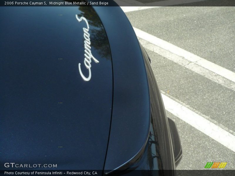 Midnight Blue Metallic / Sand Beige 2006 Porsche Cayman S