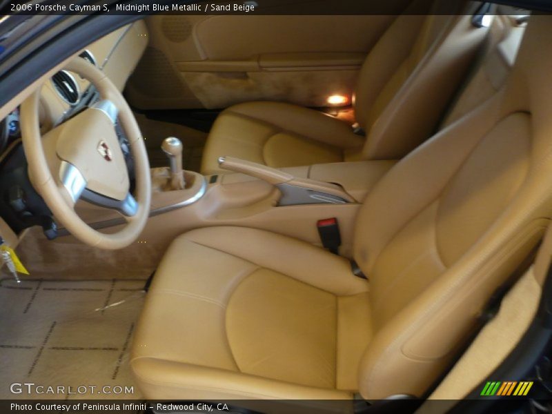 Midnight Blue Metallic / Sand Beige 2006 Porsche Cayman S