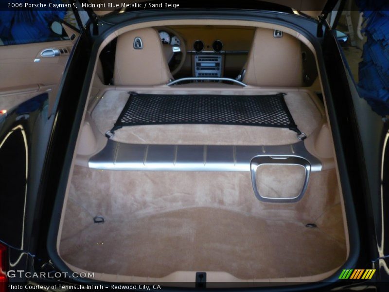 Midnight Blue Metallic / Sand Beige 2006 Porsche Cayman S