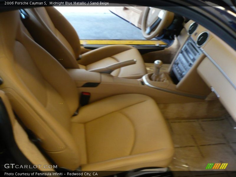 Midnight Blue Metallic / Sand Beige 2006 Porsche Cayman S