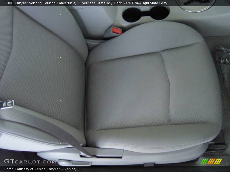Silver Steel Metallic / Dark Slate Gray/Light Slate Gray 2008 Chrysler Sebring Touring Convertible