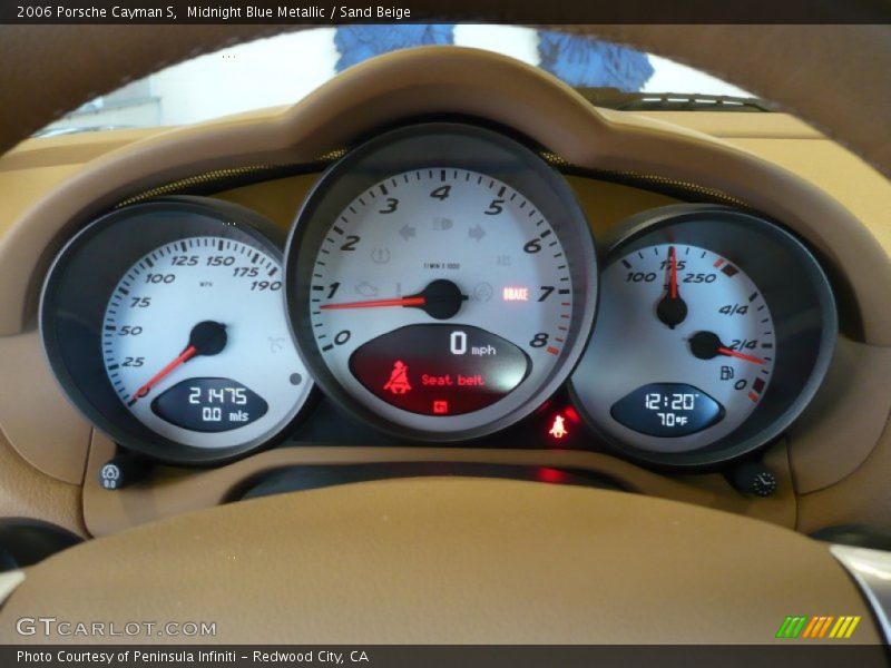 Midnight Blue Metallic / Sand Beige 2006 Porsche Cayman S