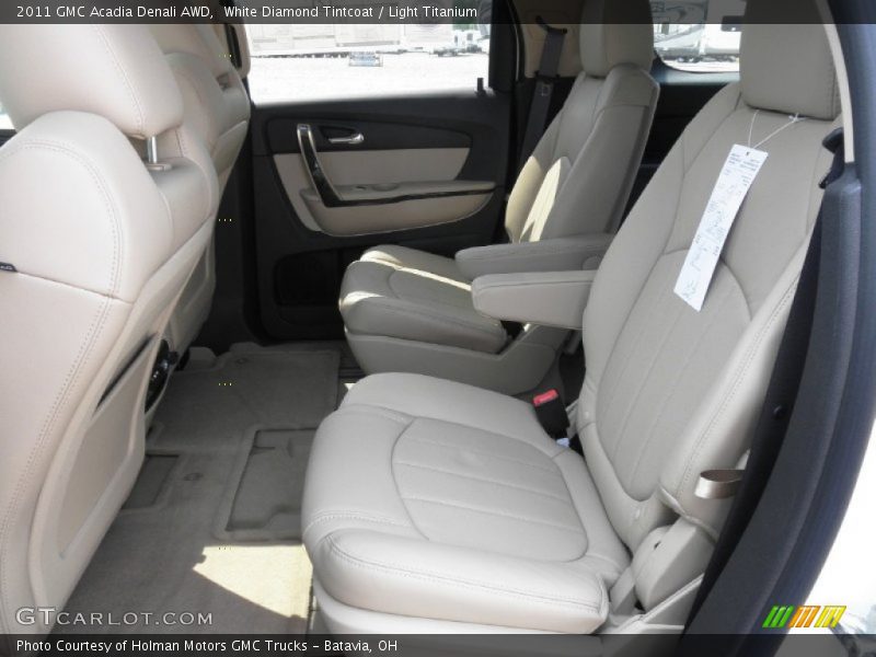 White Diamond Tintcoat / Light Titanium 2011 GMC Acadia Denali AWD
