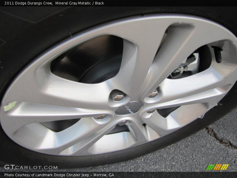 Mineral Gray Metallic / Black 2011 Dodge Durango Crew