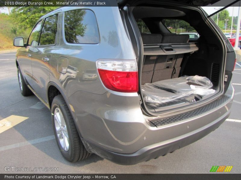 Mineral Gray Metallic / Black 2011 Dodge Durango Crew