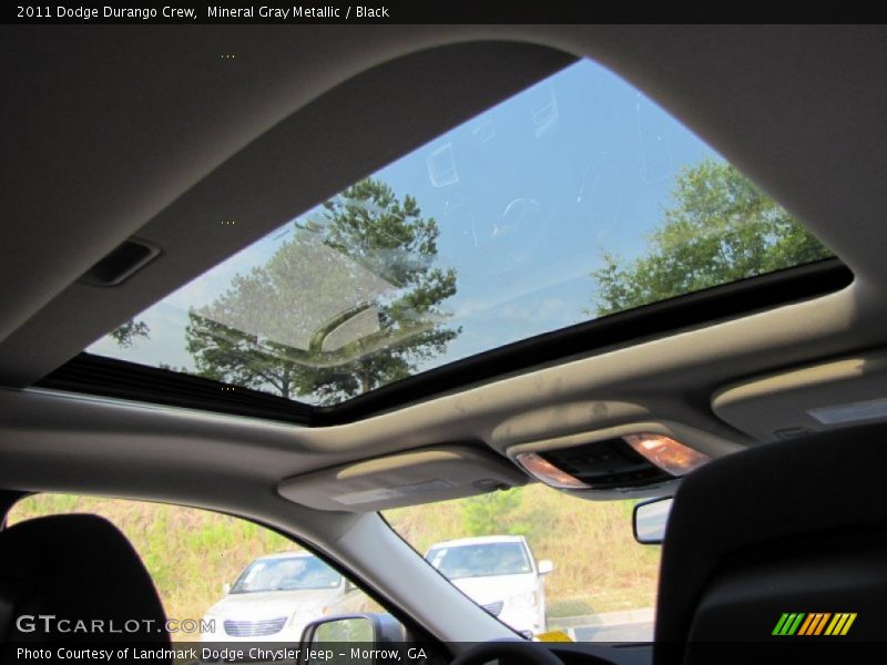 Sunroof of 2011 Durango Crew