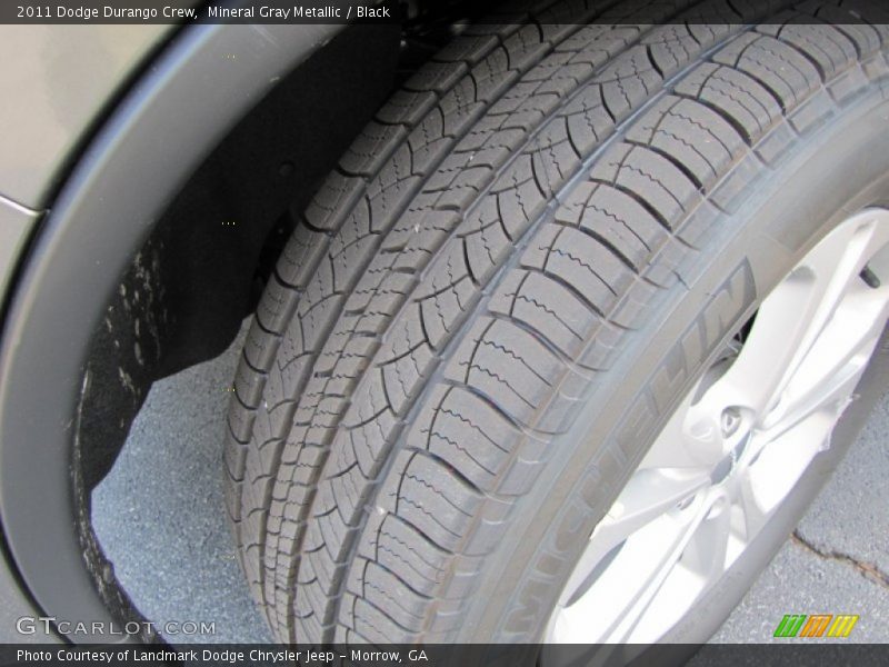 Mineral Gray Metallic / Black 2011 Dodge Durango Crew