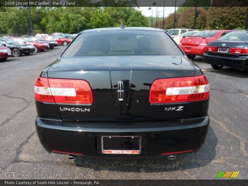 Black / Sand 2008 Lincoln MKZ Sedan