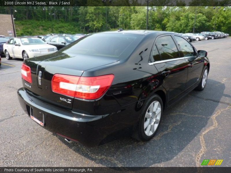 Black / Sand 2008 Lincoln MKZ Sedan