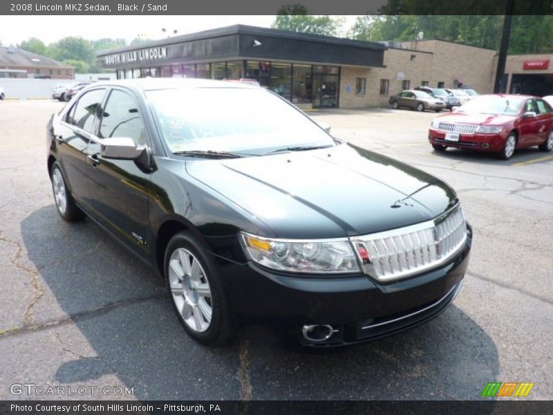 Black / Sand 2008 Lincoln MKZ Sedan