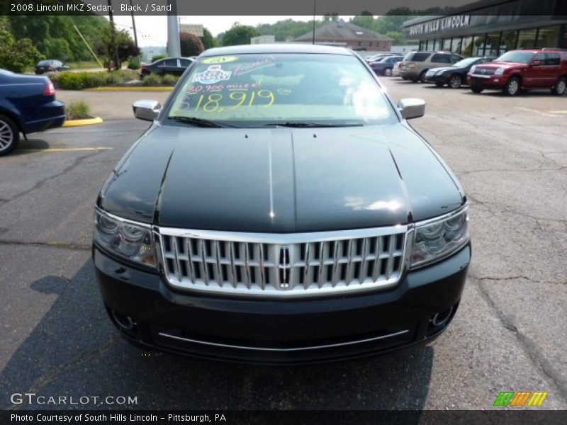 Black / Sand 2008 Lincoln MKZ Sedan