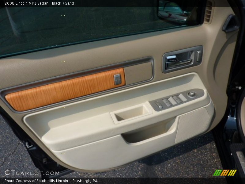 Black / Sand 2008 Lincoln MKZ Sedan