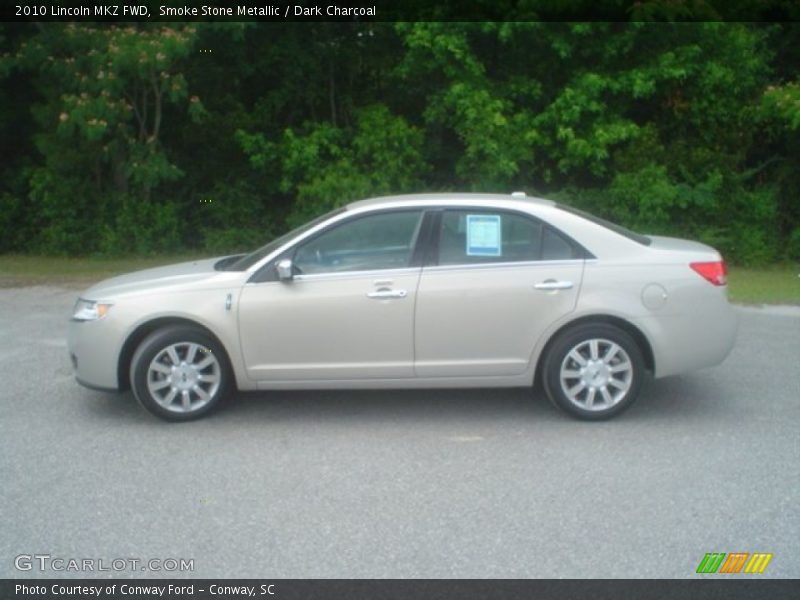 Smoke Stone Metallic / Dark Charcoal 2010 Lincoln MKZ FWD