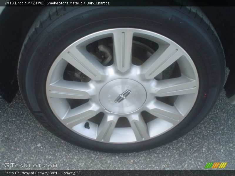 Smoke Stone Metallic / Dark Charcoal 2010 Lincoln MKZ FWD