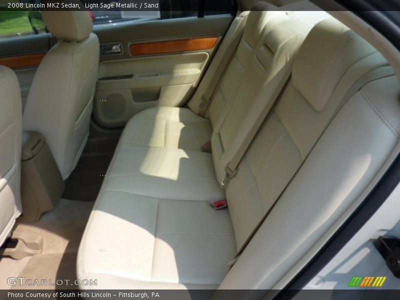 Light Sage Metallic / Sand 2008 Lincoln MKZ Sedan