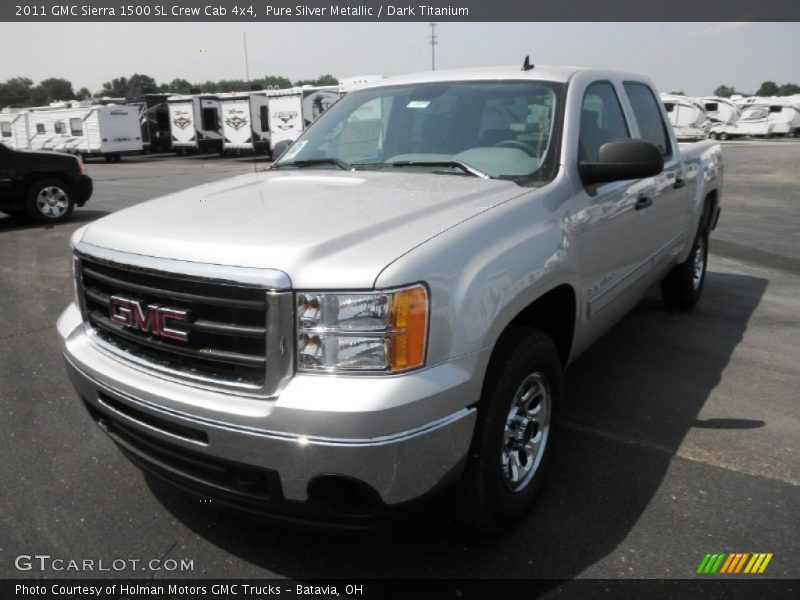 Front 3/4 View of 2011 Sierra 1500 SL Crew Cab 4x4