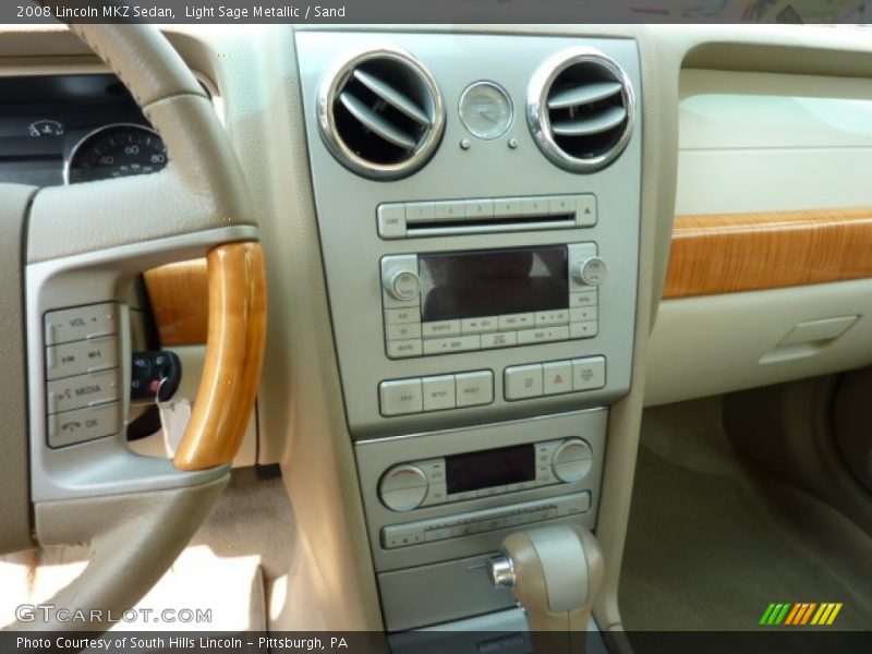Light Sage Metallic / Sand 2008 Lincoln MKZ Sedan