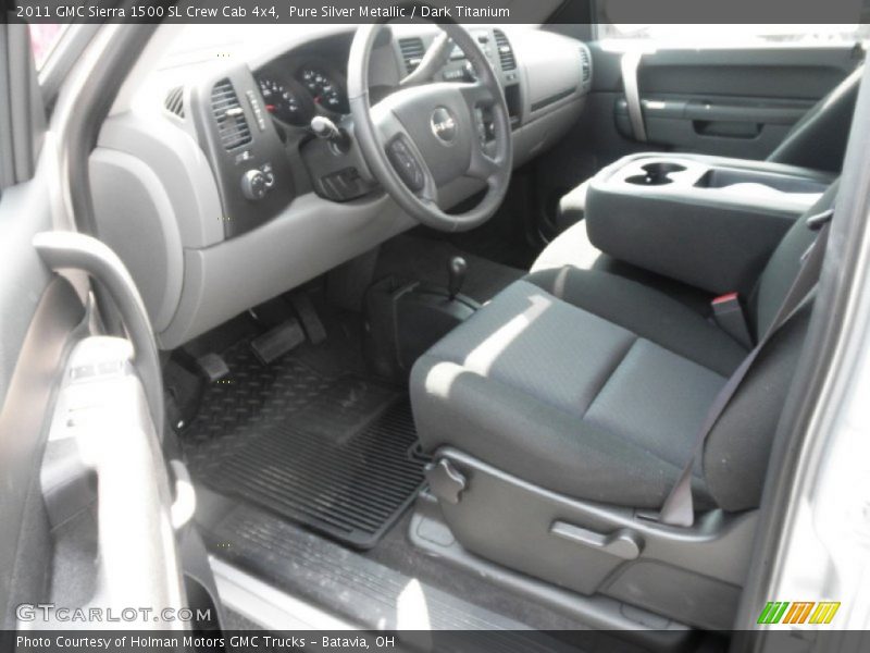  2011 Sierra 1500 SL Crew Cab 4x4 Dark Titanium Interior