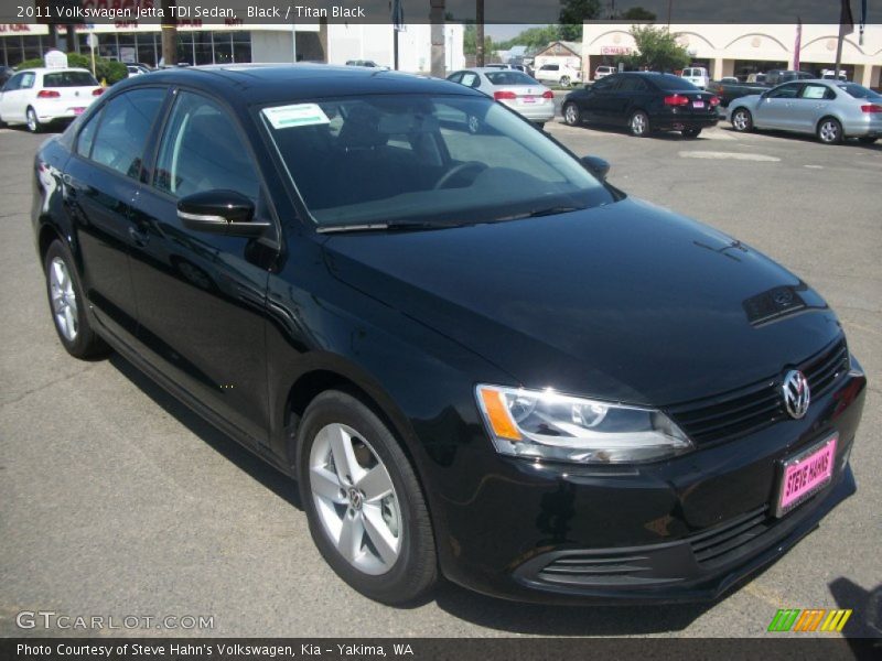 Black / Titan Black 2011 Volkswagen Jetta TDI Sedan